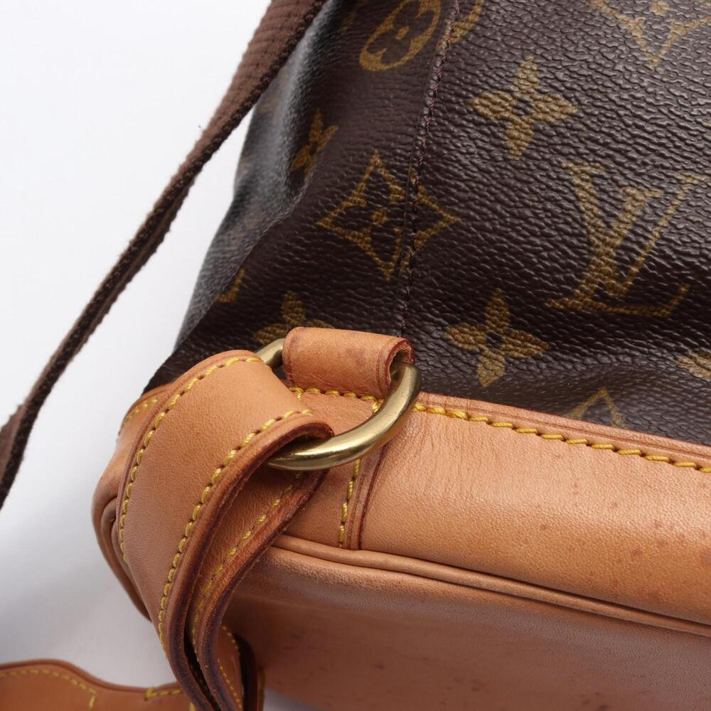 LOUIS VUITTON Brown Monogram Leather Backpack - Picture 10 of 14